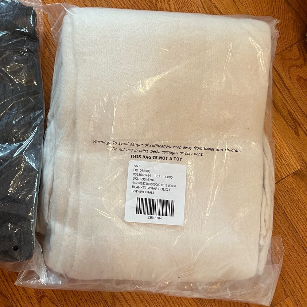 Anthropologie Mimi Fringed Wrap Scarf